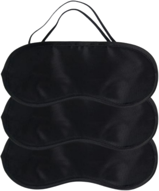 번쩍번쩍몰 잠이솔솔 수면안대 눈가리개 레크레이션도구 장거리 여행필수 3P