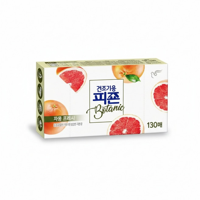 피죤 섬유유연제 건조기 시트 보타닉 자몽 130매 X 2