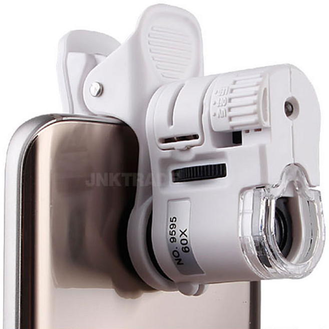 60배율 LED 스마트폰현미경 화이트