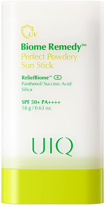 유이크 바이옴 레미디 퍼펙트 보송 선스틱, 1개, 18g