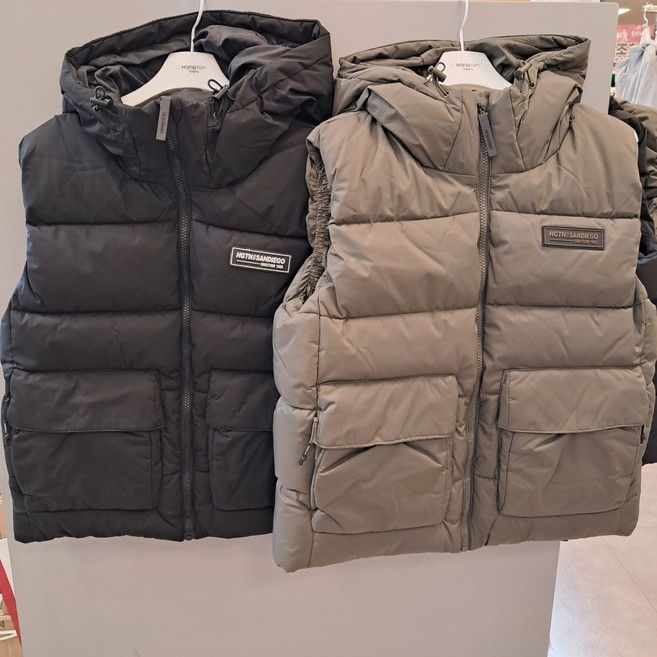 행텐주니어 (남여공용) @@울산점@@ ######세탁이 편한 웰론 소재의 가벼운 후드 베스트~~~~~########(2가지 칼라)