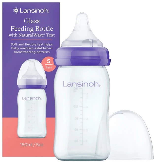 란시노 내추럴웨이브 젖병, 혼합색상, 160ml, 1개 - 쿠팡