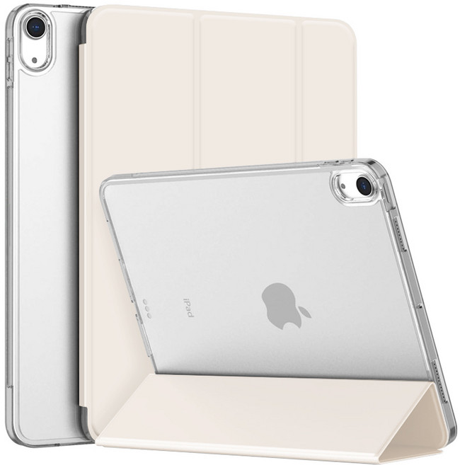 니하 아이패드 슬림 클리어 케이스, 아이보리