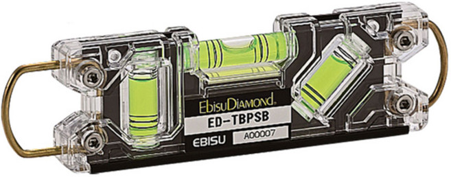 에비스 토비레벨S ED-TBPSB 강력자석 고리형 수평기, 1개