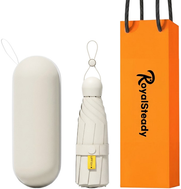 로열스테디 튼튼한 초경량 UV 자외선차단 접이식우산 양산