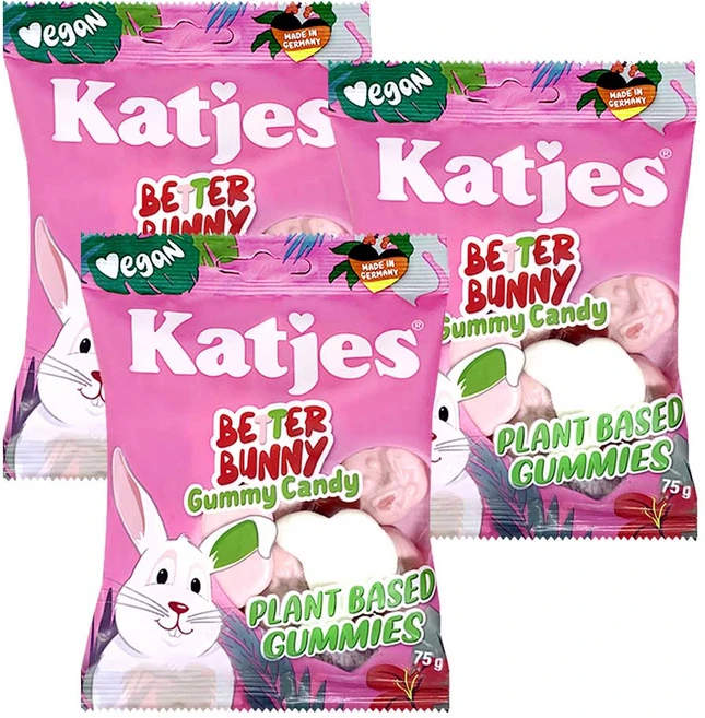 캇예스 비건 젤리 배러버니, 75g, 3개 - 쿠팡