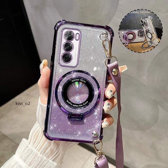 KATHY TECH 三星閃粉防摔手機殼 適用 S25 Ultra S25 PLUS S24 S23 FE S22 S21 S20