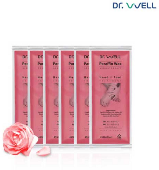 닥터웰 파라핀베스 왁스 리필 (민트/핑크), 6개