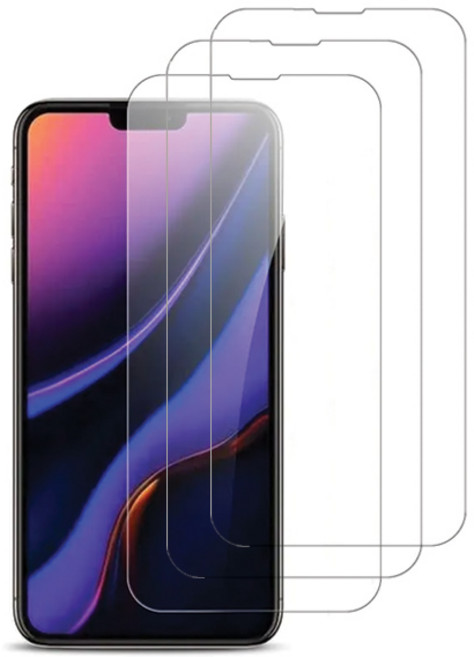 (1+1+1) 스톤스틸 크리스탈 강화유리 액정 보호 필름 아이폰13 아이폰13미니 13프로 13프로맥스, 3개