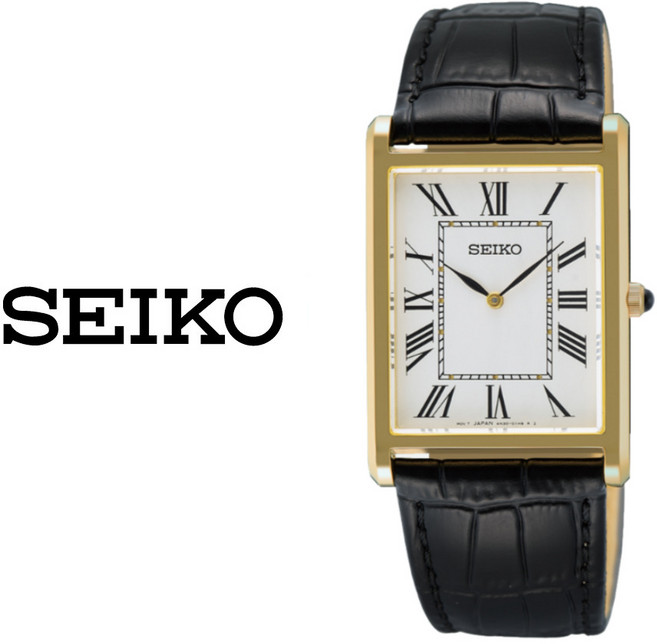 세이코 SEIKO 세르띠에 클래식 사각 남자 여자 가죽시계 패션시계 SWR104