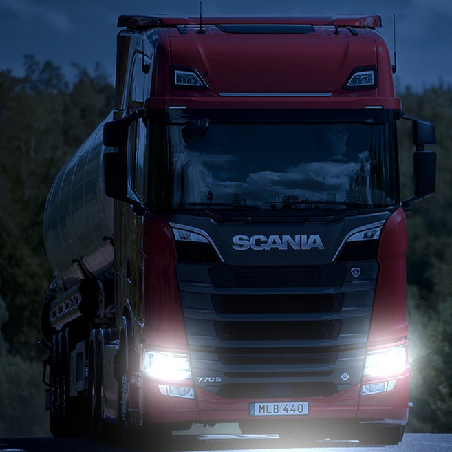 EXCELITE 도착보장 스카니아 1세대 (2009~2016) LED 전조등 24v 합법인증, H7, 2개