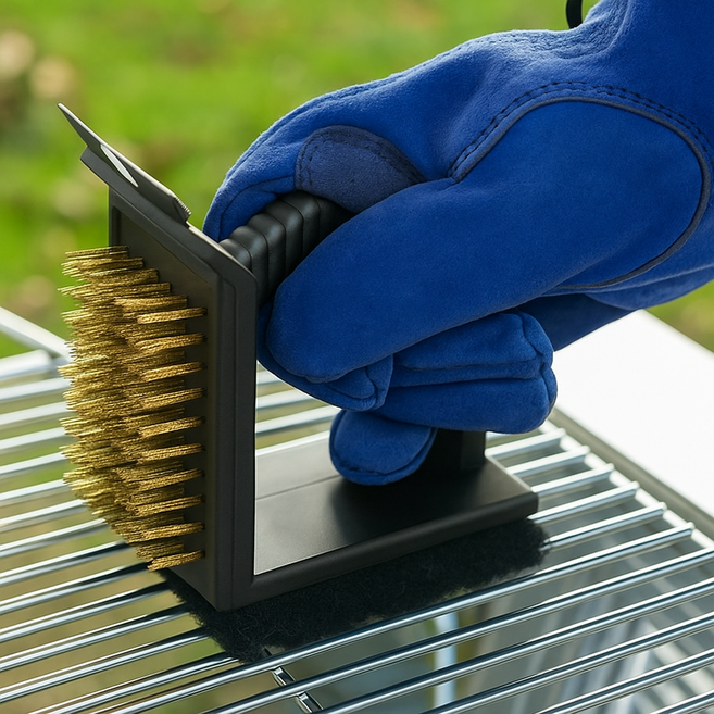 고강도 철솔 와이어 브러쉬 틈새 녹 제거 브러쉬 스텐 청소솔 청소 브러쉬, 블랙, 1개