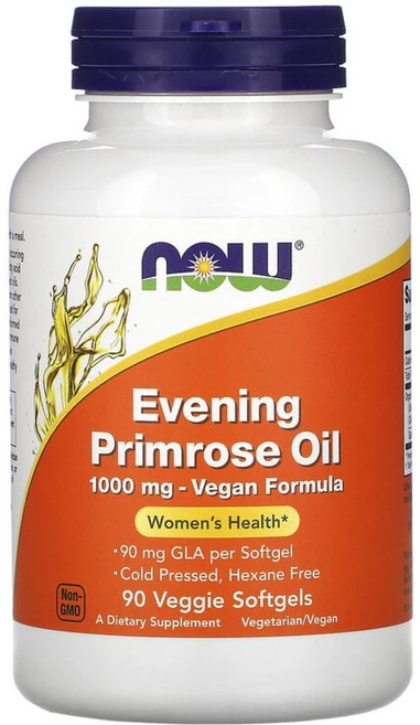 냉압착식달맞이꽃종자유 1000mg GLA Evening Primrose Oil나우푸드, 90정, 1개 - 쿠팡