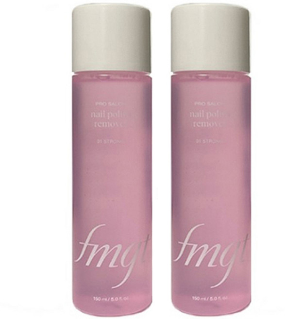 더페이스샵 fmgt 프로 살롱 네일 리무버 스트롱 2개세트 (150ml+150ml) (프루티 향), 150ml, 2개