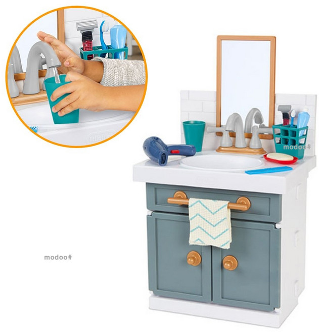 유아용 퍼스트 세면대 욕실소품 세트 양치 세수 교육