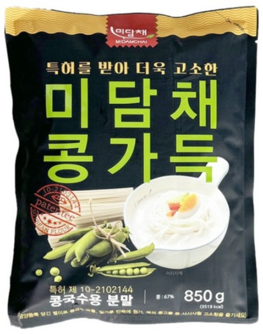 미담채 콩가득 콩국수용분말, 850g, 8개