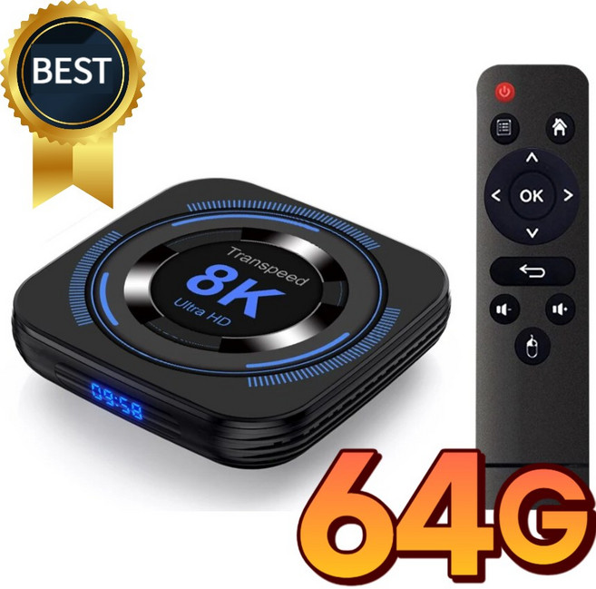 EVPAD 10P Transpeed 듀얼 와이파이 쿼드 코어 Cortex A53 지원 셋톱 박스 안드로이드 호환 12 TV 올위너 H618 8K 비디오 4K BT 음성 미디어 플, 3. 64G, 1개