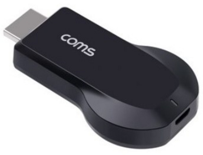 Coms 4K 스마트폰 무선 MHL 동글 FW258, 44cm, BLACK, 1개