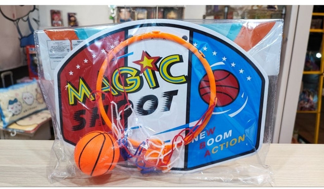 MAGIC SHOOT 兒童籃球框組, 橘色, 1個