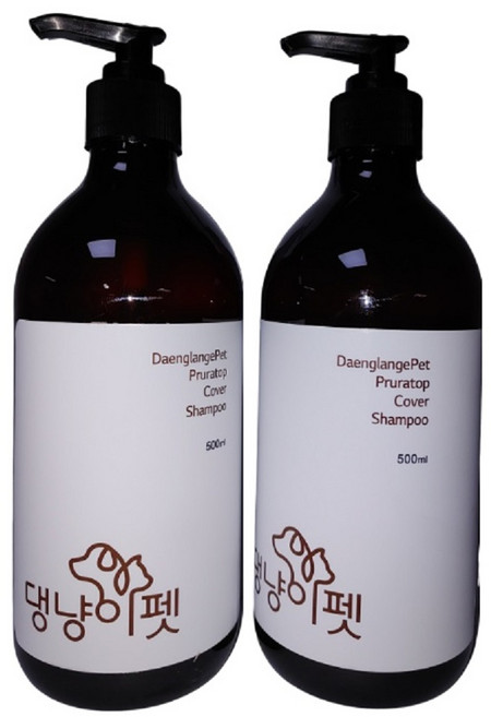 (할인이벤트)약용샴푸 댕냥이펫 보습샴푸 500ml 2병/피부건강와 모발윤기까지 챙기는 약용샴푸, 2개