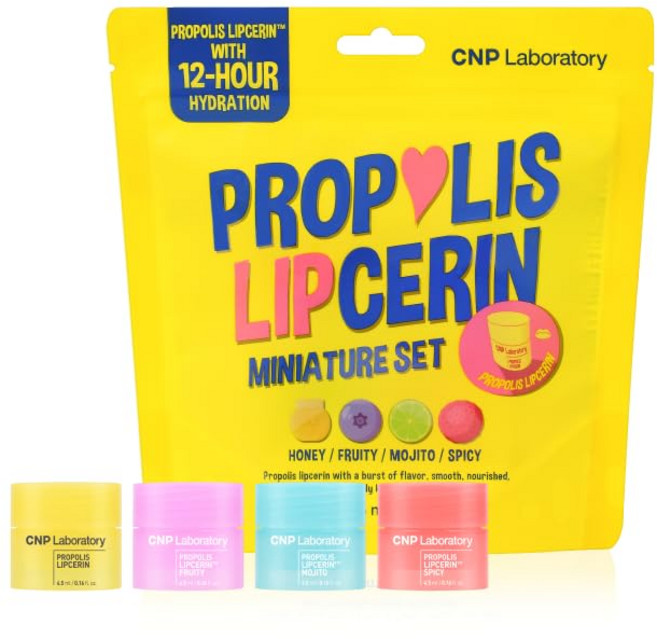 CNP 허니 립 버터 - 프로폴리스 립세린 01 오리지널 하이드레이팅 오버나이트 마누카 립밤 & 마스크 12시간 지속 수분 스타킹 스터퍼 여성용 선물 0.5파운드., Mini