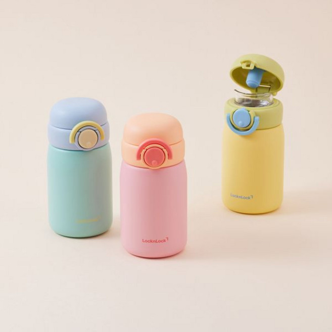 락앤락 스쿨핏 스위치캡 미니 텀블러 LHC3386MIT, 민트그린, 270ml, 1개