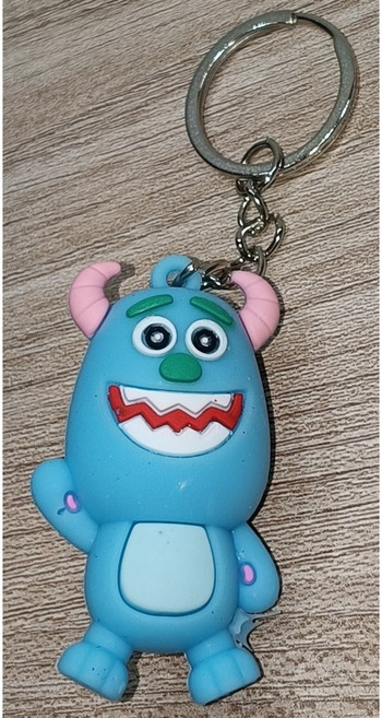 Sulley毛怪矽膠3D鑰匙圈 55*32*25mm / 鑰匙扣 (全新), 1個