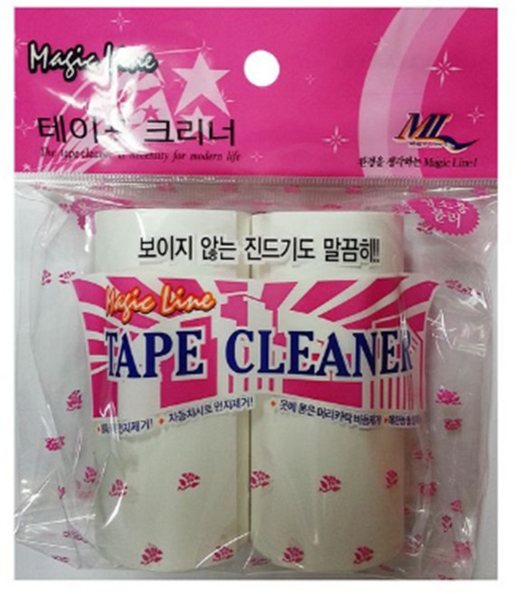 먼지제거 돌돌이 10cm 3m 2p 돌돌이리필 찌찍이 테이프