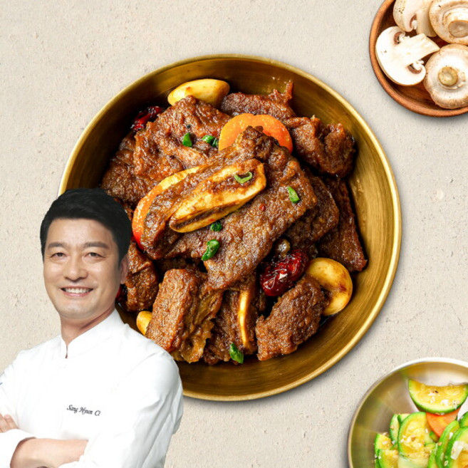 [청오대] 큰 양념갈비찜 1kg x 4팩 (총 4kg), 1세트, 4g