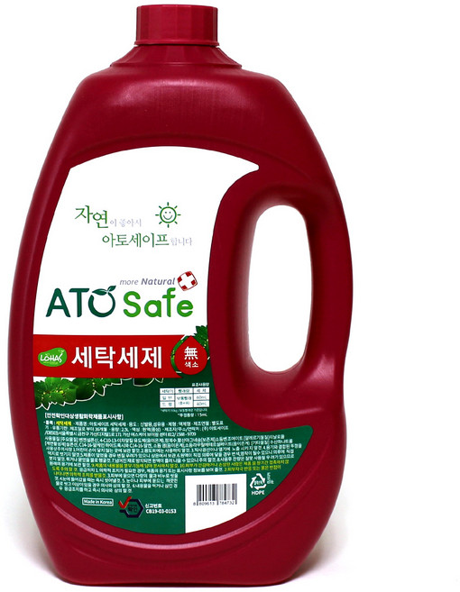아토세이프 액상 세탁세제, 2.5L, 1개