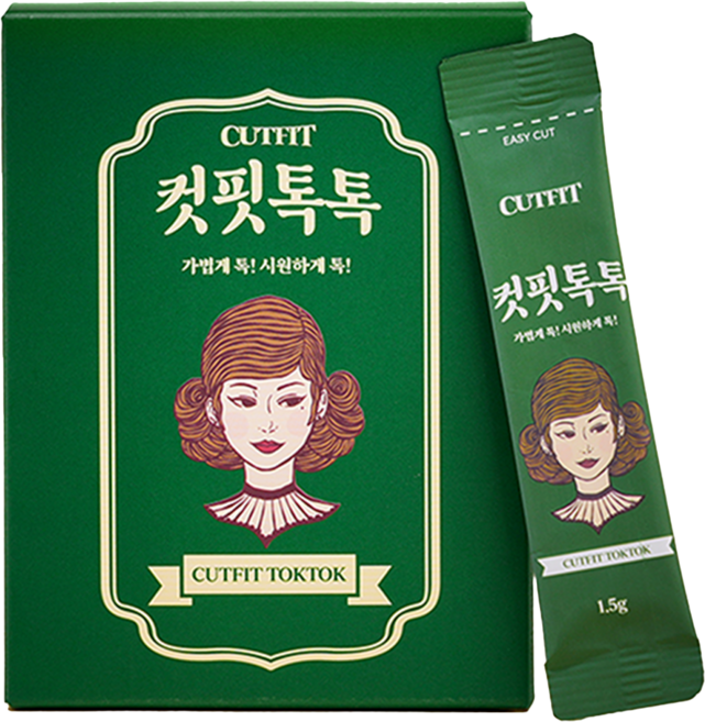 컷핏톡톡 2일 1번 뚱보균 없애주는 다이어트 환 배변활동 케어 20가지 천연 한방 약재 보조식품 피르미쿠데스3 비만세균 박테로이데테스7 미강 인삼 강황 발효 추출물 변비 숙변 탈출, 1.5g, 15개