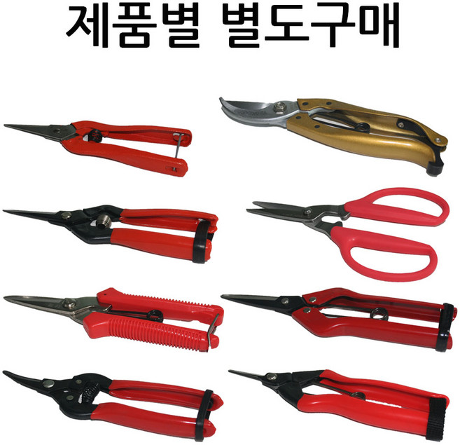 원예용가위 원예가위 전정가위 분재 순가위 접목 전지 가지치기 다목적 원예꽃가위 원예전지, 타이거전정가위, 1개