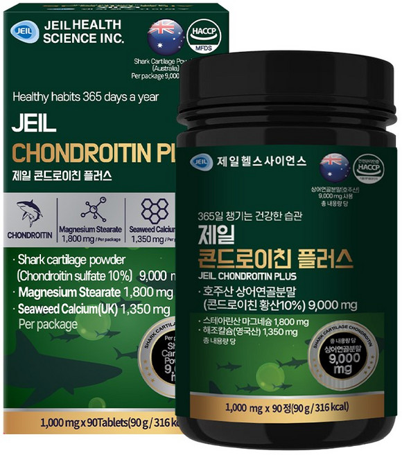 제일헬스사이언스 제일 콘드로이친 플러스, 1개, 90정