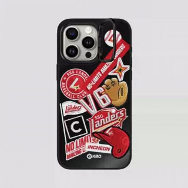 KBO 야구팀 아이폰 케이스 - 10개 구단, 삼성 라이온즈, iPhone 15
