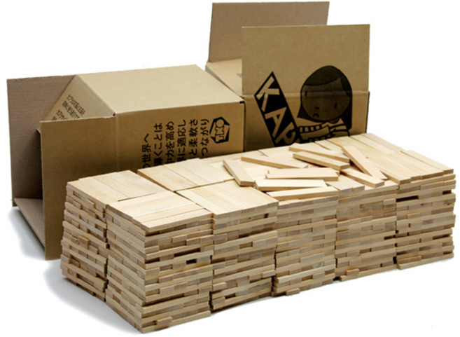 요기팜 건축물 만들기 친환경 원목 쌓기 나무 1000pcs 활용집 포함 블럭 가베, 1개