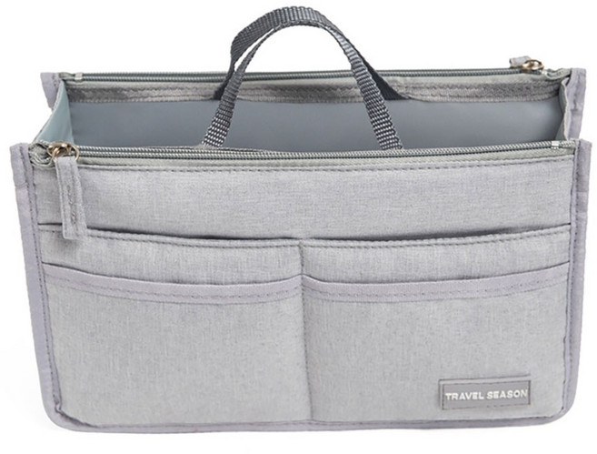 옥스포드 대형 지퍼 이너백 백인백 정리백 가방 화장품 파우치