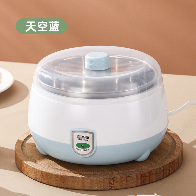 嘉帝扬 家用全自動恆溫優格機, 天空藍不鏽鋼膽 優格機, 1個
