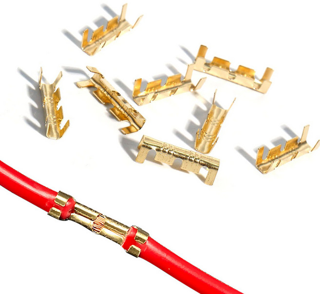 배선 전선 전기 절연 압착단자 터미널 커넥터 100P, 1세트