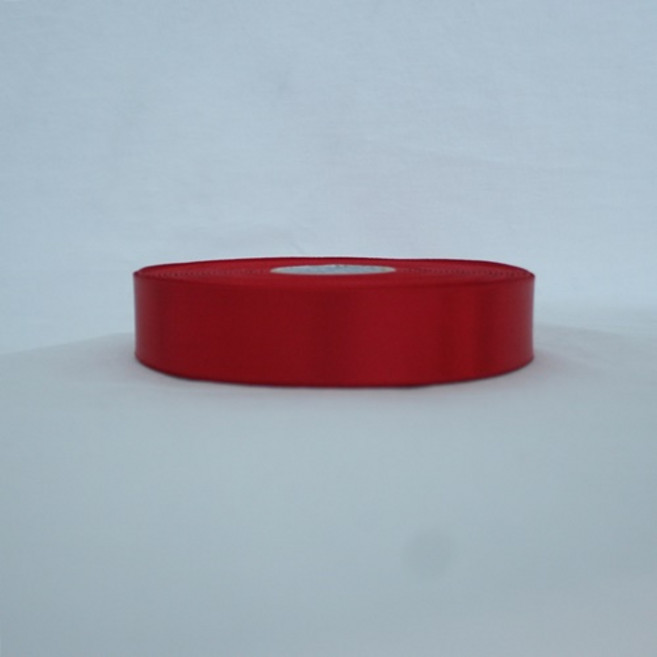 핸드메이크 고밀도 주자 공단 리본끈 15mm x 50Y 60가지 색상, c54 빨강