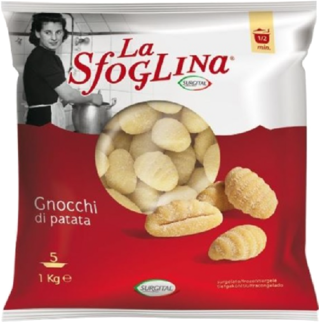 라스포글리나 뇨끼 1kg 냉동 파스타 이탈리아산 감자함유량 66%, 3개