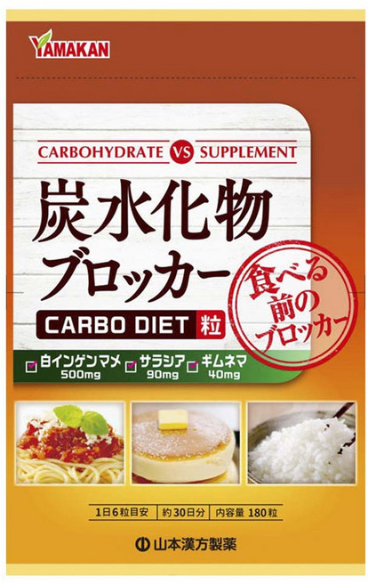야마칸 탄수화물 브로커 캡슐, 1개, 180정