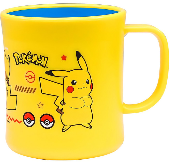 릴팡 포켓몬스터 키요 더블컬러 핸들컵 L, 혼합색상, 1개, 300ml