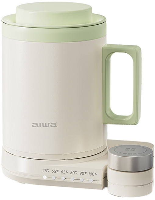 AIWA 隨行杯 AHC-300 6段調溫 300W, 米綠色, 1個, 300ml