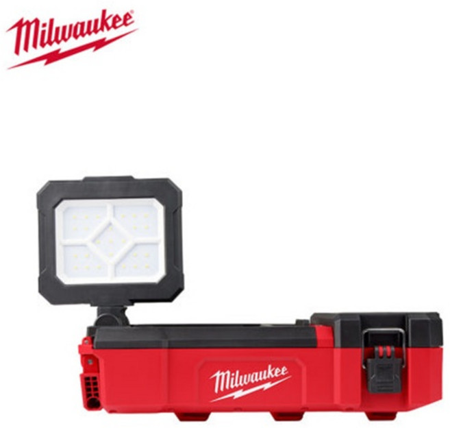 밀워키 M12 POAL-0 팩아웃 작업등 12V 본체 1400루멘 3단 출력모드 무선 LED 라이트, 1개