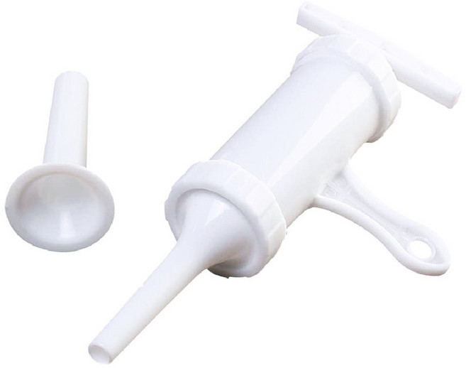 플라스틱 소시지 충진기(양장 소세지케이싱 노즐 포함) 수제소세지 만들기, 1개