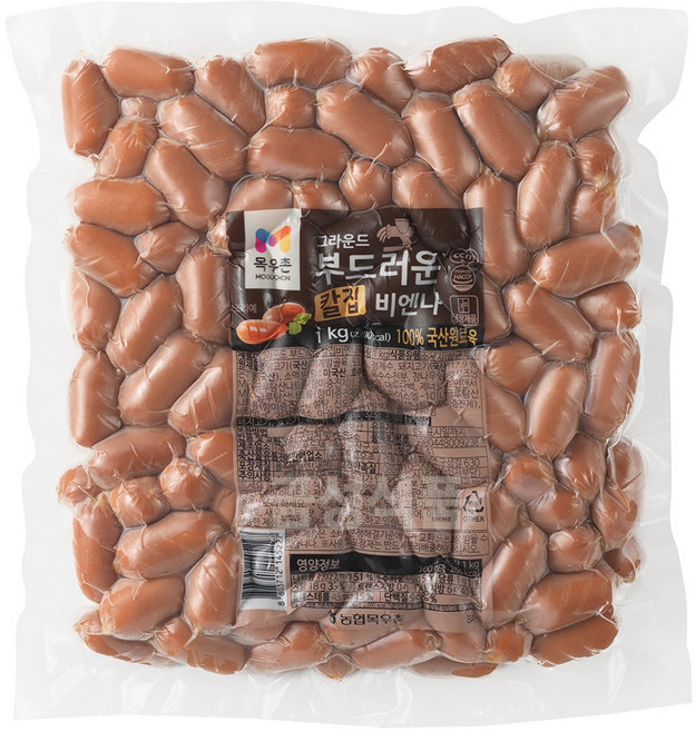 목우촌 부드러운 칼집비엔나, 1kg, 1개