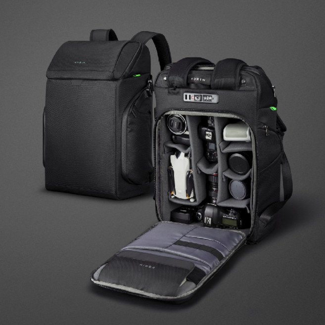 [코린 인스타팩] DSLR 카메라 백팩 여행용 파티션 드론 가방 KR611A