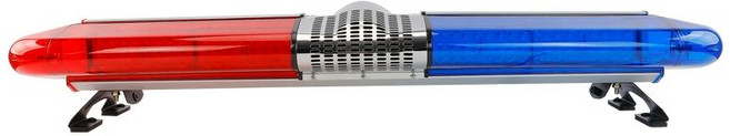 경찰 경광등 장방형 차량용 싸이렌 싸인카 태양열 차량 교통 지붕, 레드블루 12V 24V 48V A, 1개