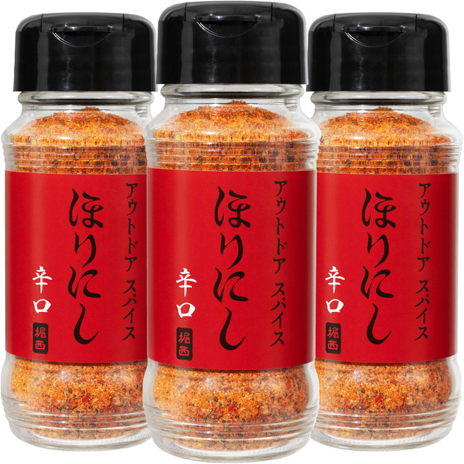 UNKNOWN 堀西戶外香料 堀西紅 罐裝 90g, 3瓶