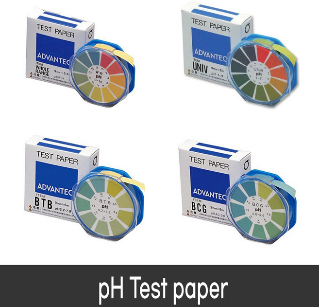 ADVANTEC pH Test paper 수소이온농도 측정 시험지, 선택2 UNIV
